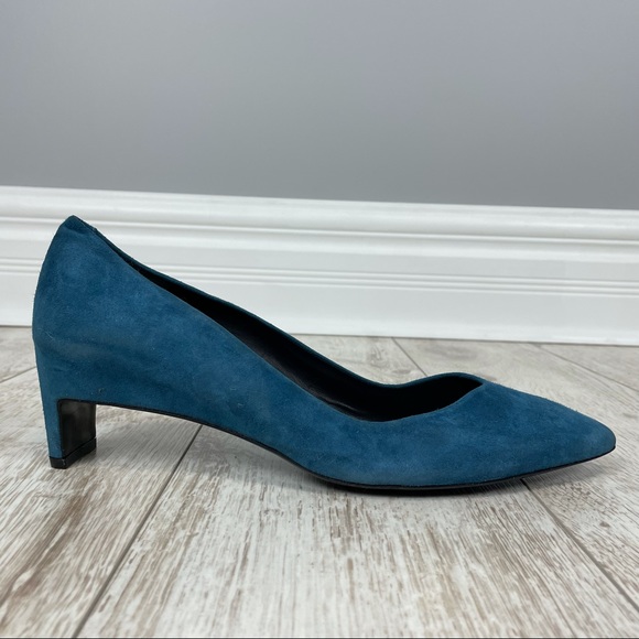 Robert Clergerie suede blue size 41 pumps heels - Picture 2 of 7